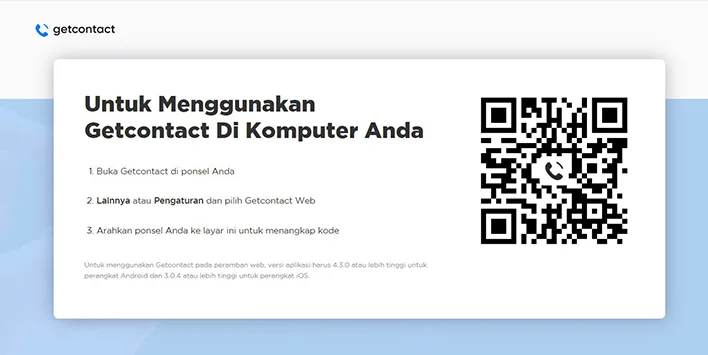 Cara Memakai Getcontact Web Login Tanpa Aplikasi